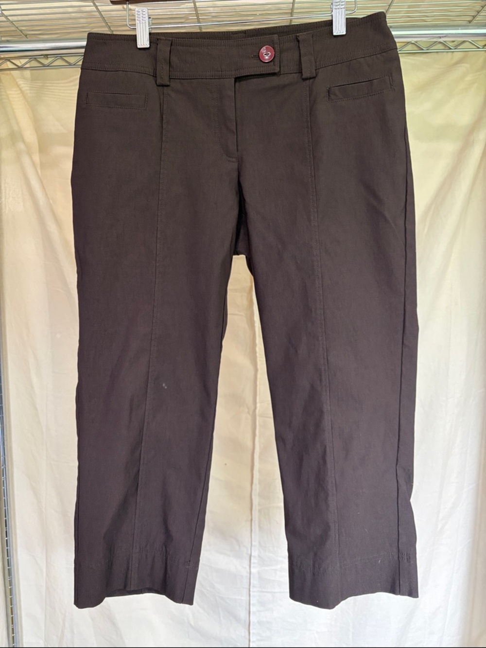 Tribal Women's Dark Brown Capris